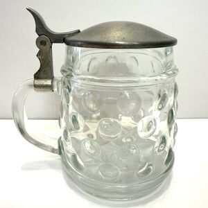 Vintage Original BMF Bierseidel – German Lidded Beer Stein